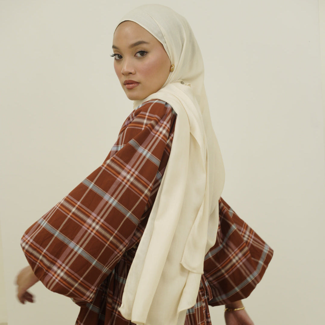 Glowmallow dress in Rustwood Cotton