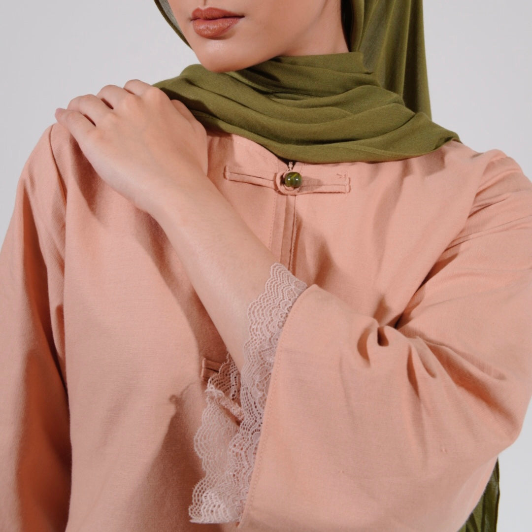 Élan linen blouse in Rose Peach
