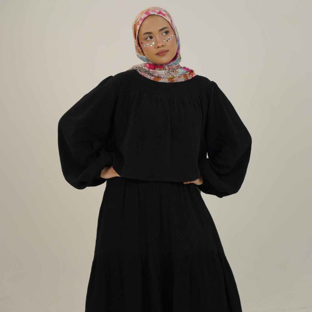 Cotton Sugar Skirt Set in cotton muslin