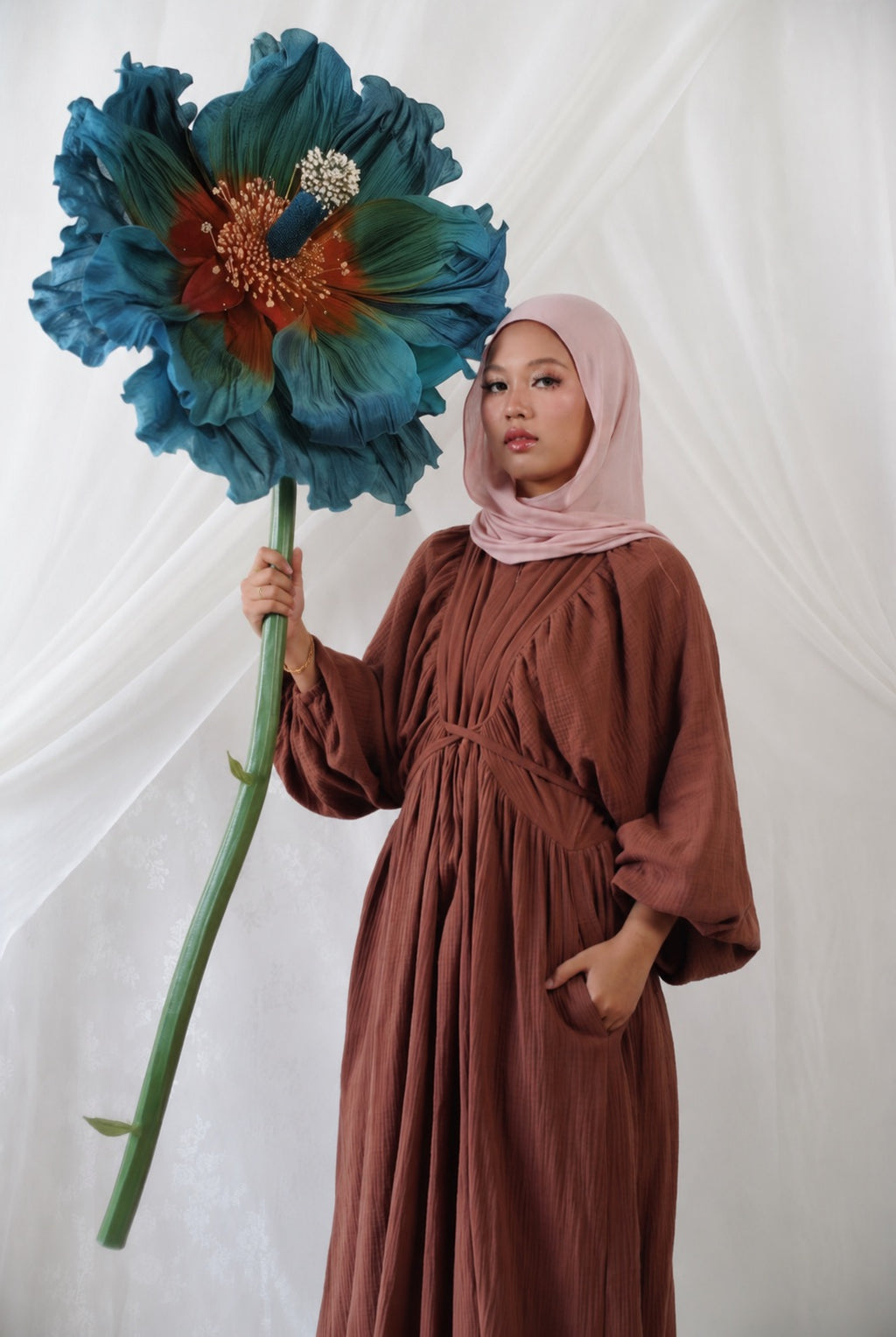 PO Glowmallow cotton muslin dress in 7 colours
