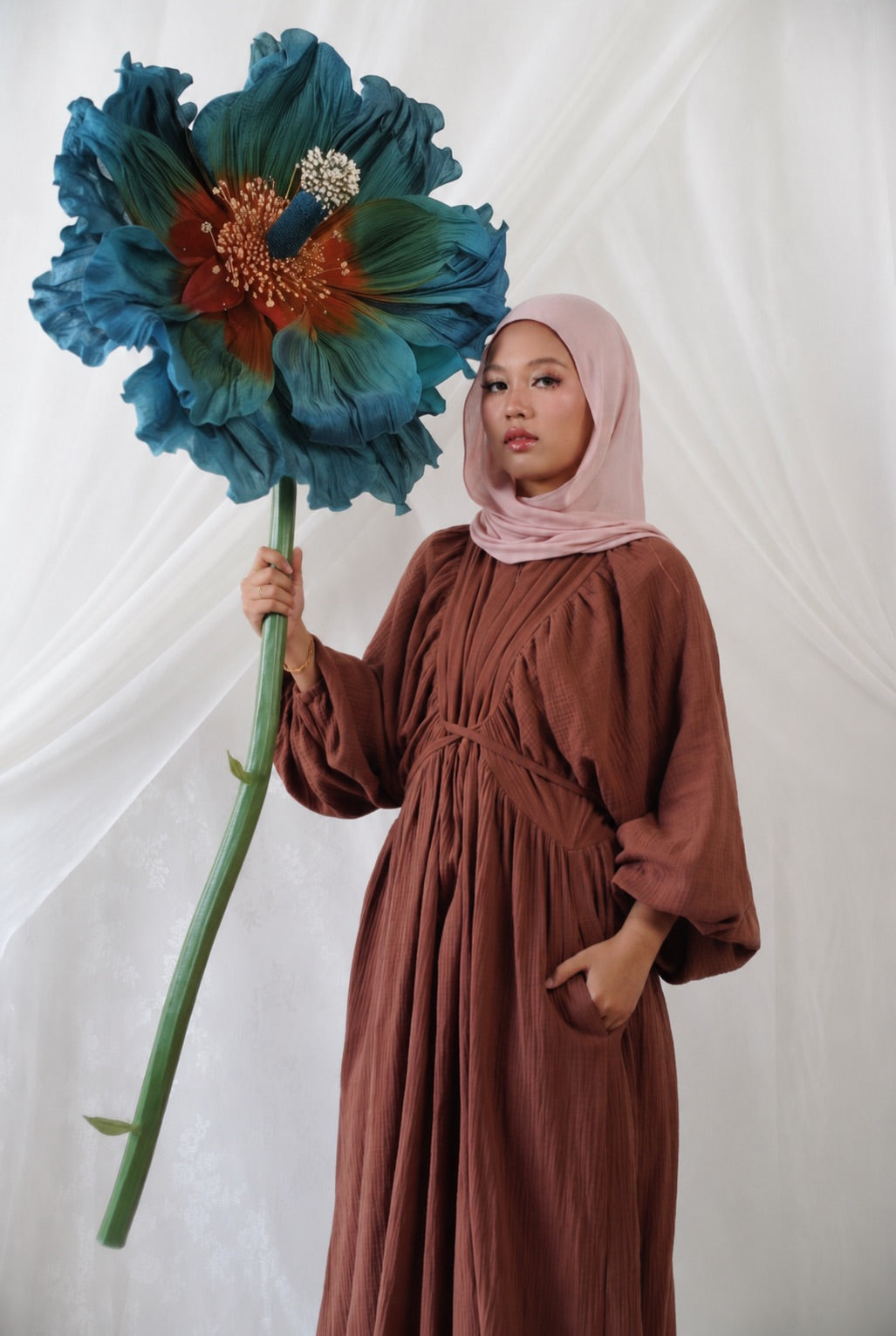 PO Glowmallow cotton muslin dress in 7 colours