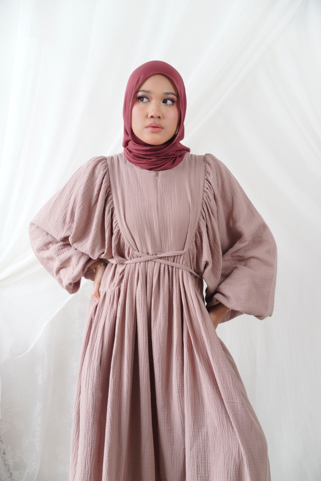 PO Glowmallow cotton muslin dress in 7 colours