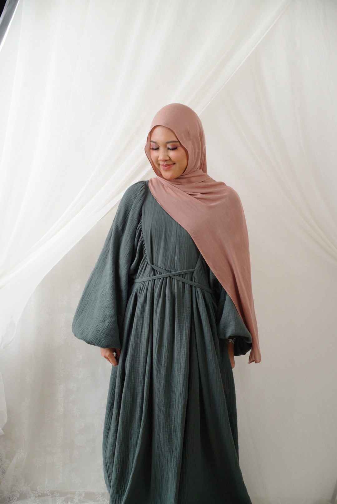 PO Glowmallow cotton muslin dress in 7 colours