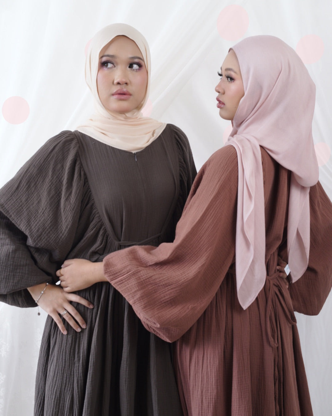 PO Glowmallow cotton muslin dress in 7 colours