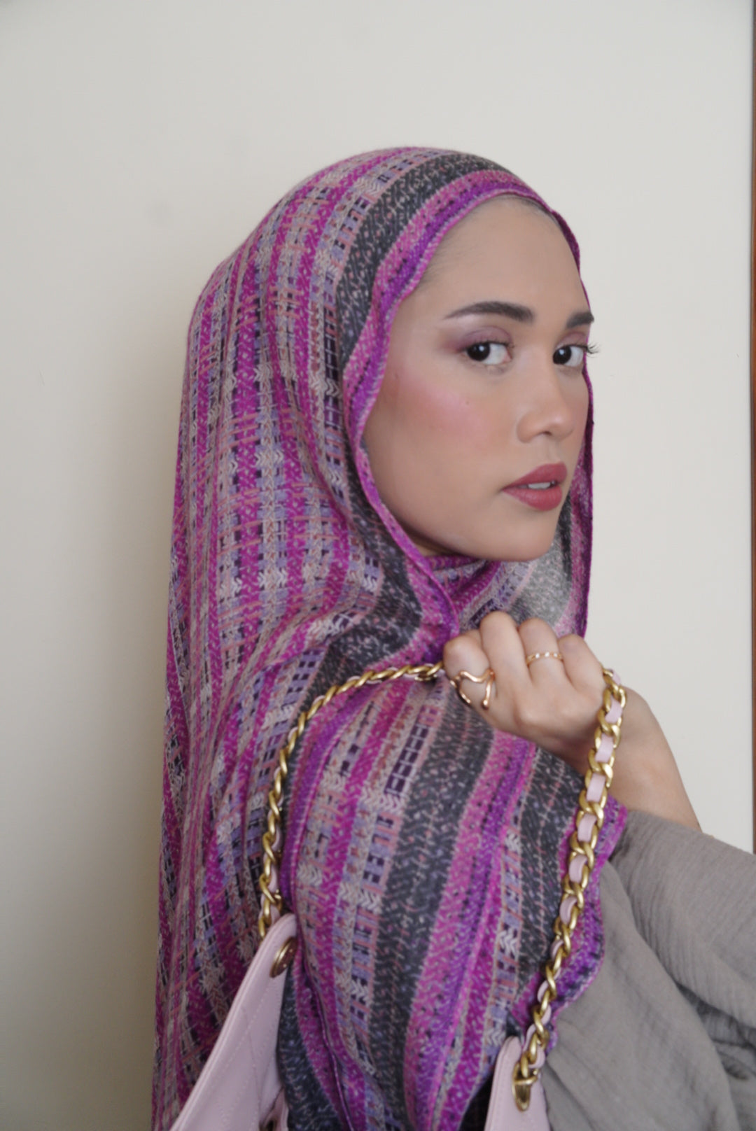 Tweed Modal in Mix Berries