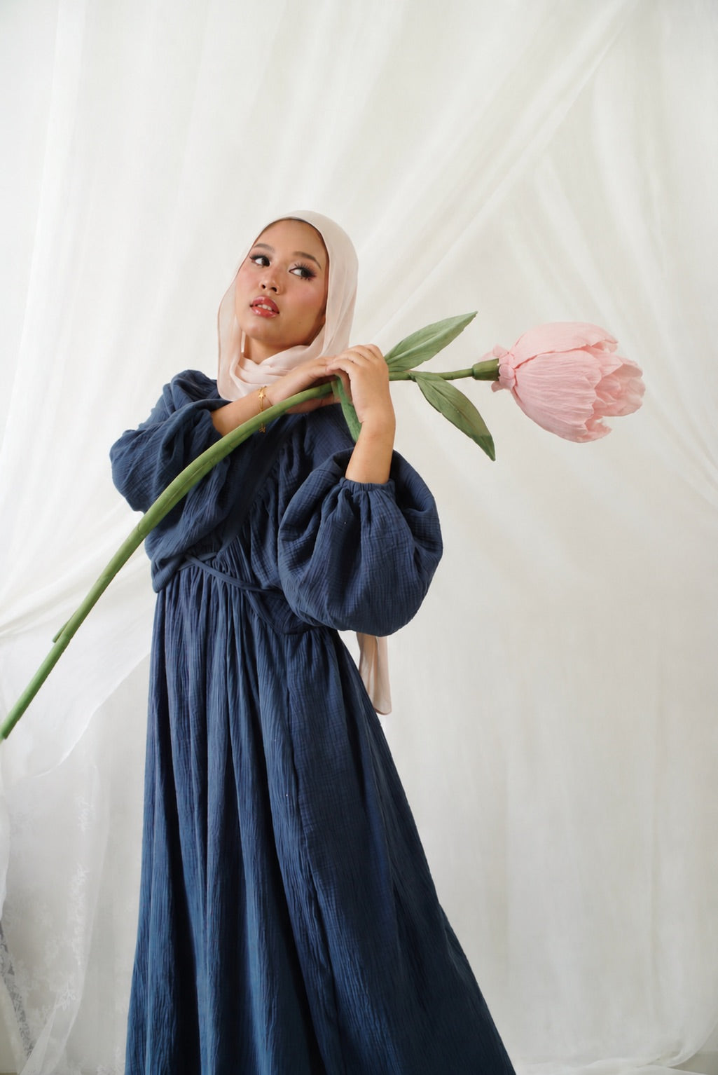 PO Glowmallow cotton muslin dress in 7 colours