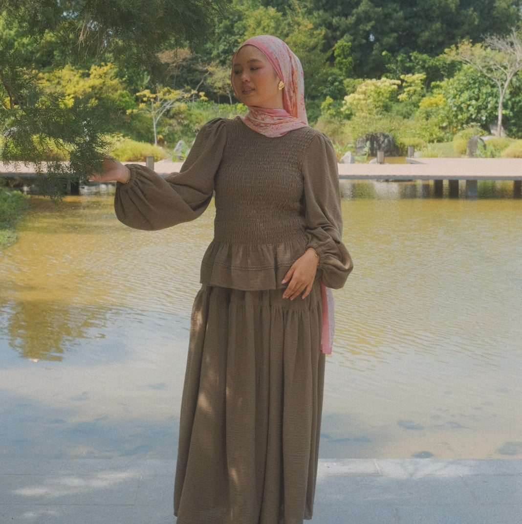 PREORDER : Embun Skirt Set