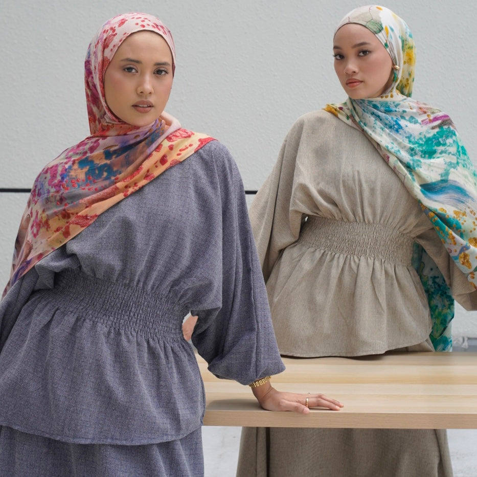 Rumi Skirt Set in Sage