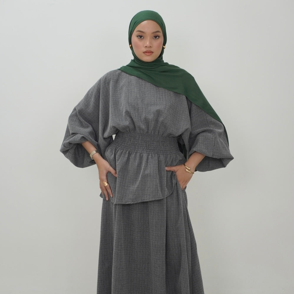 Rumi Skirt Set in Midnight Haze