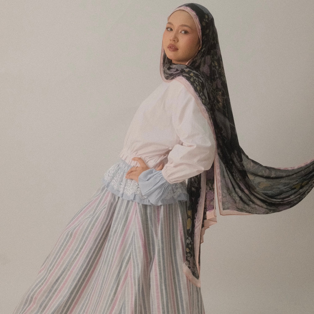 Twirl Pop Skirt Set - Petal Pirouette