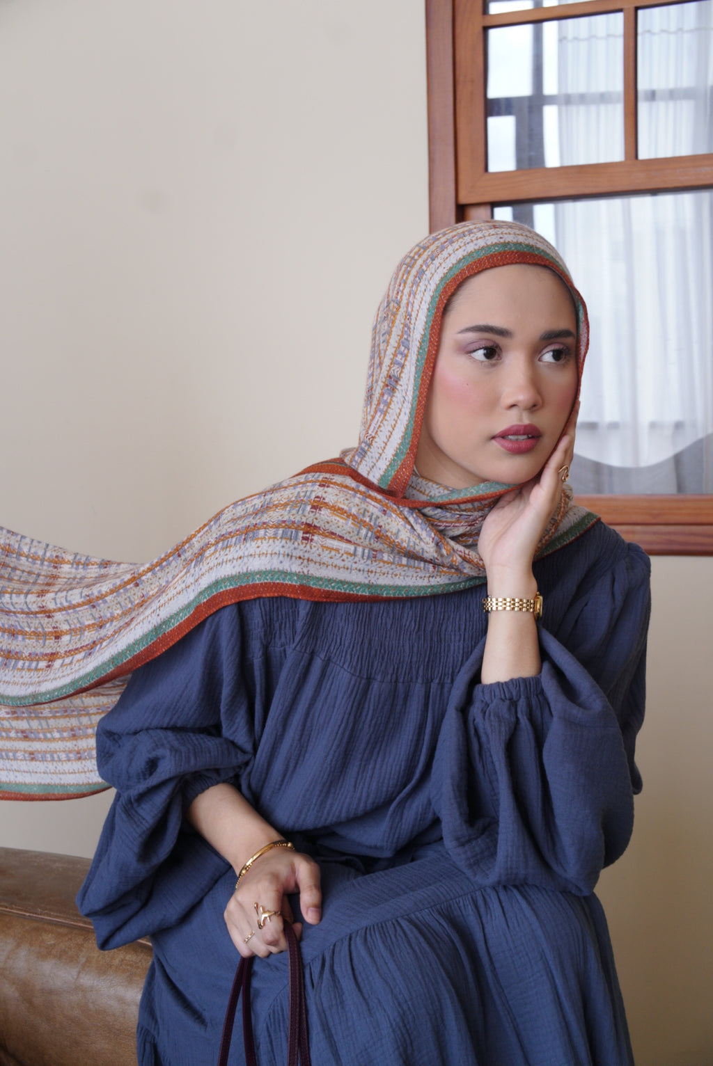Tweed Modal in Cream