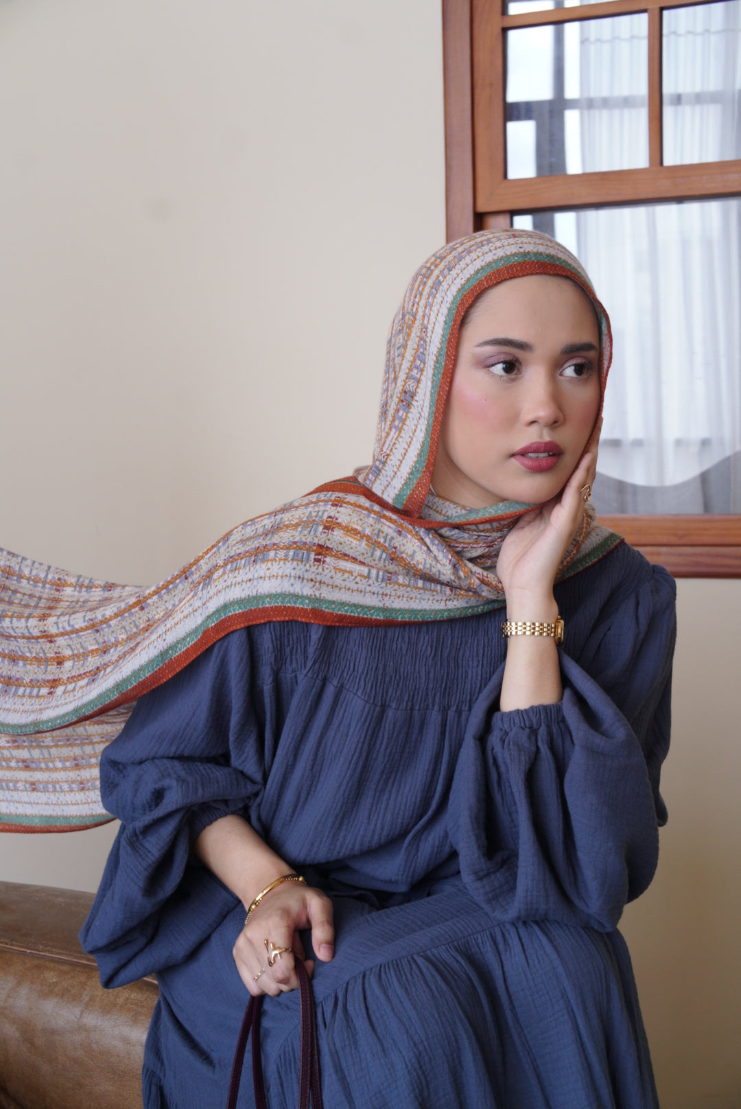 Tweed Modal in Cream