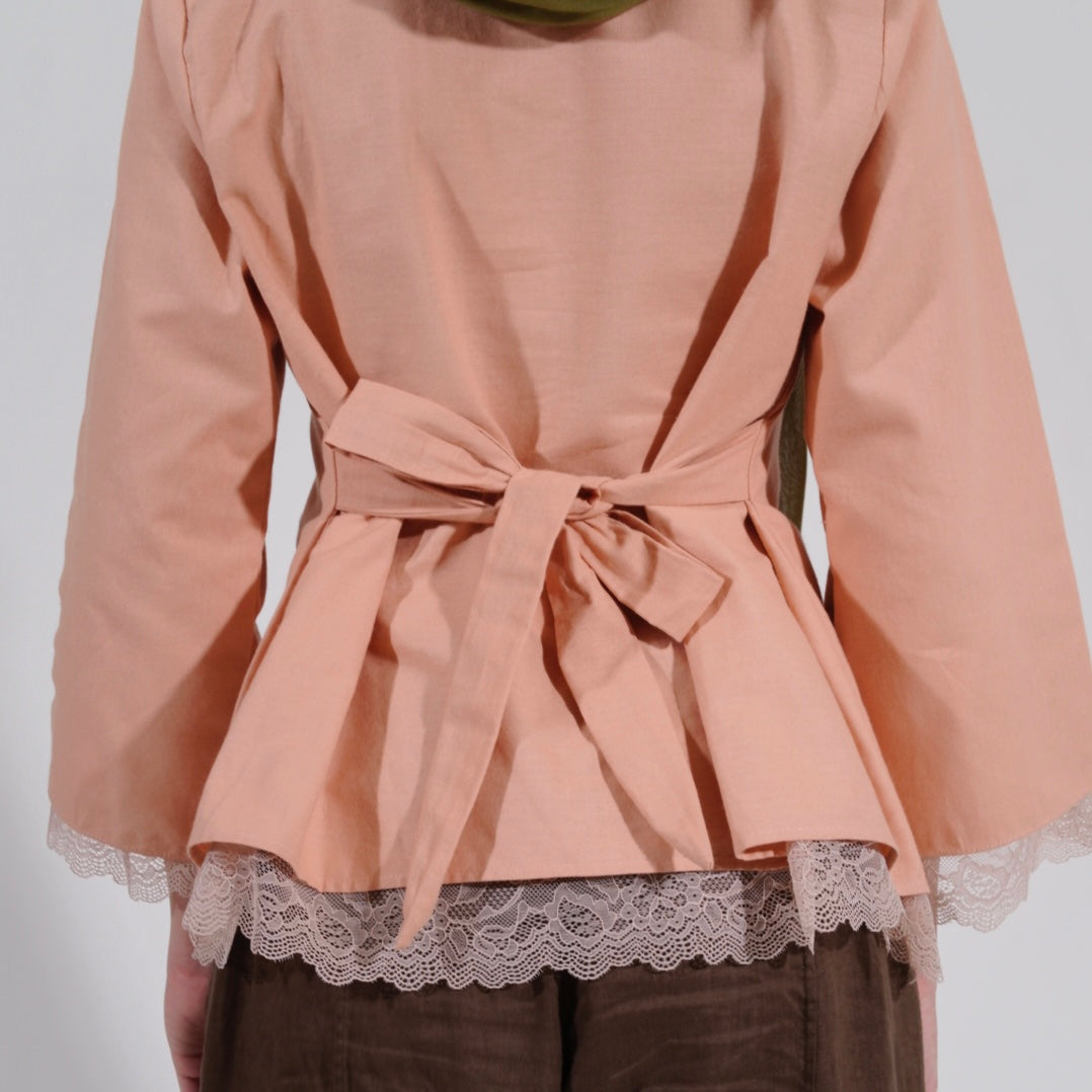 Élan linen blouse in Rose Peach
