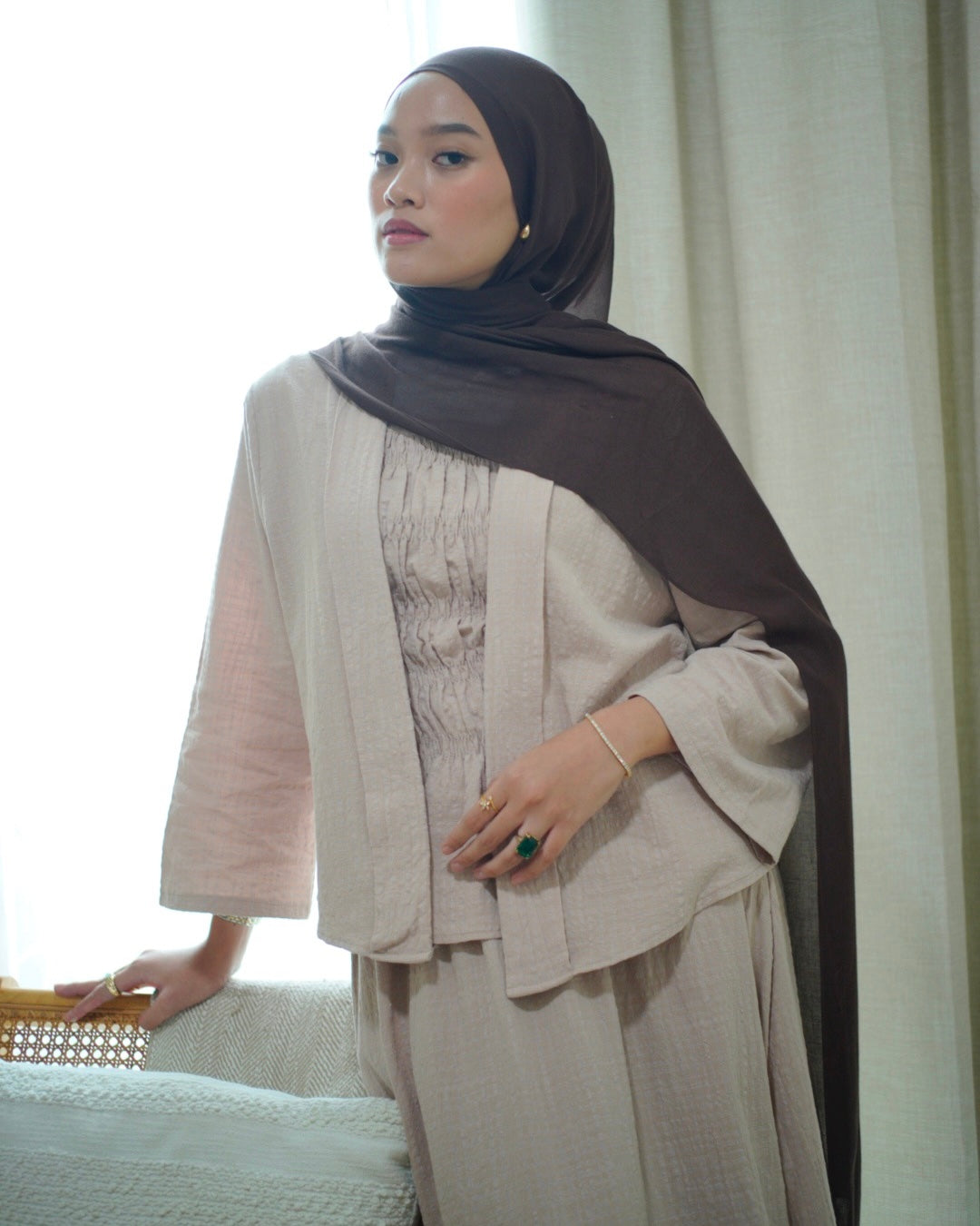 Kebaya Dahlila in Kayu Manis