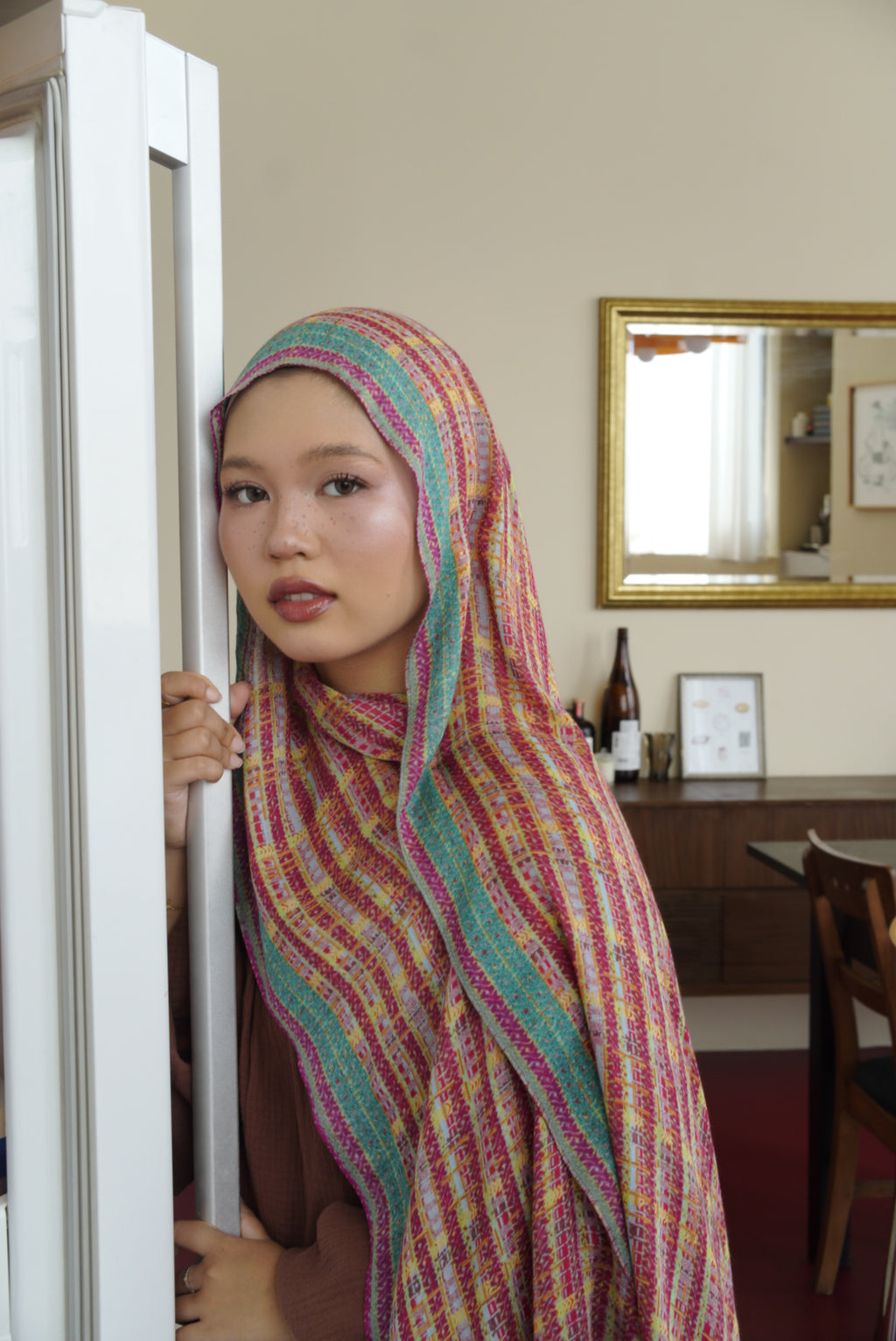 Tweed Modal in Beetroot