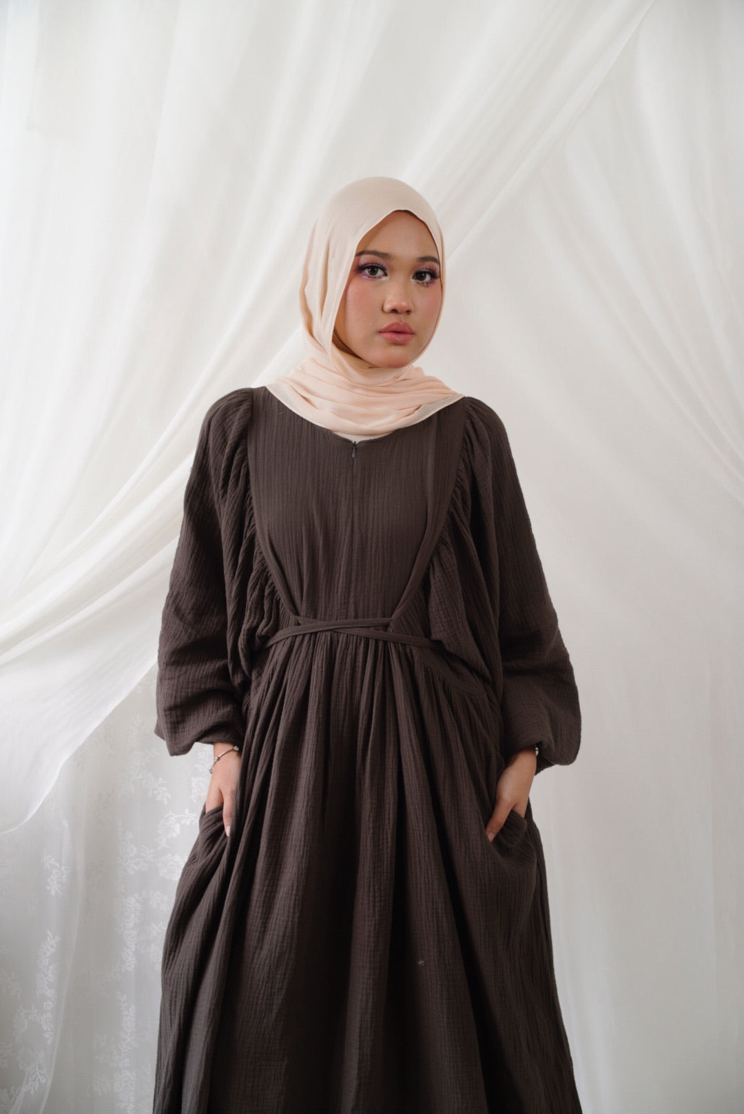 PO Glowmallow cotton muslin dress in 7 colours