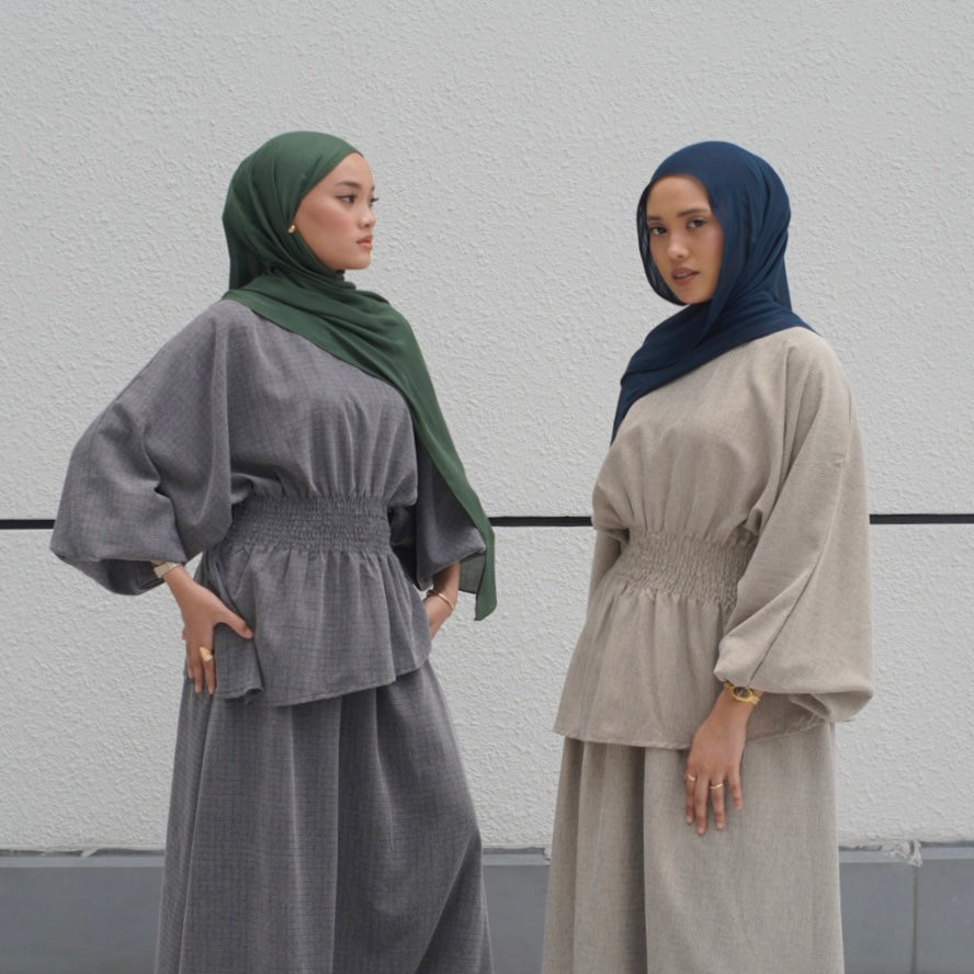 Rumi Skirt Set in Midnight Haze