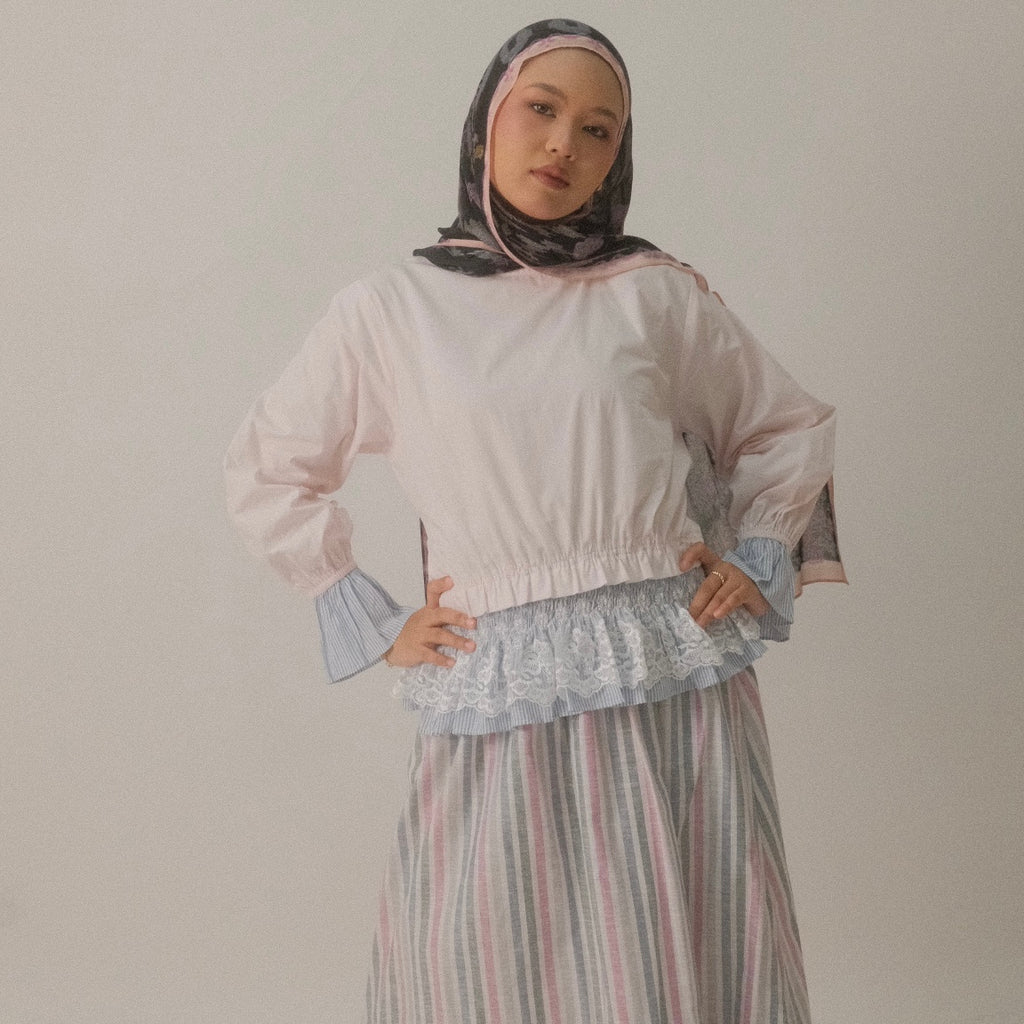 Twirl Pop Skirt Set - Petal Pirouette