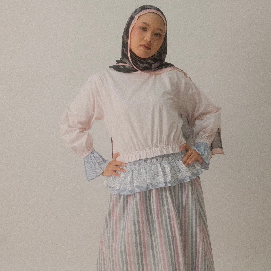 Twirl Pop Skirt Set - Petal Pirouette